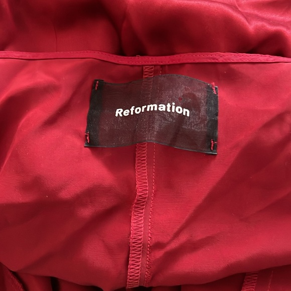 Reformation Red Dress (6/M) -bin m - Picture 4 of 6